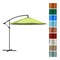 Pure Garden 10-Foot Offset Patio Umbrella with Cross Base, Lime Green 50-102-LG - alternate 5